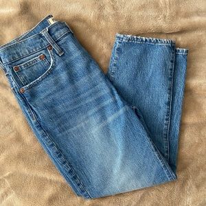 Madewell Classic Straight Jeans size 26P